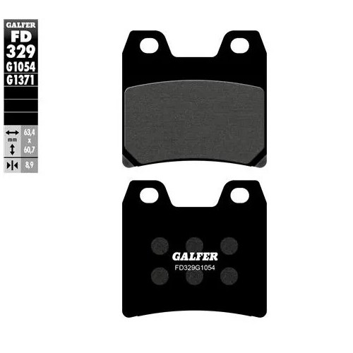 pastillas de freno moto galfer semi metal fd329g10