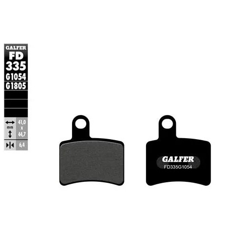 pastillas de freno moto galfer semi metal fd335g10