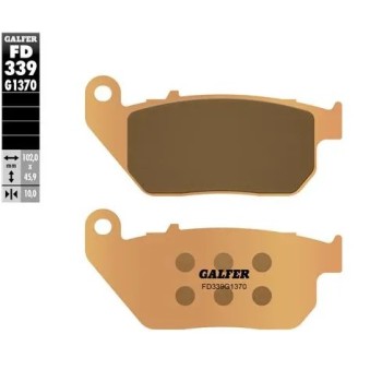 pastillas de freno moto galfer sinter street fd339