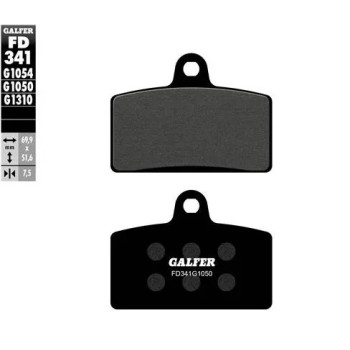 pastillas de freno moto galfer semi metal fd341g10