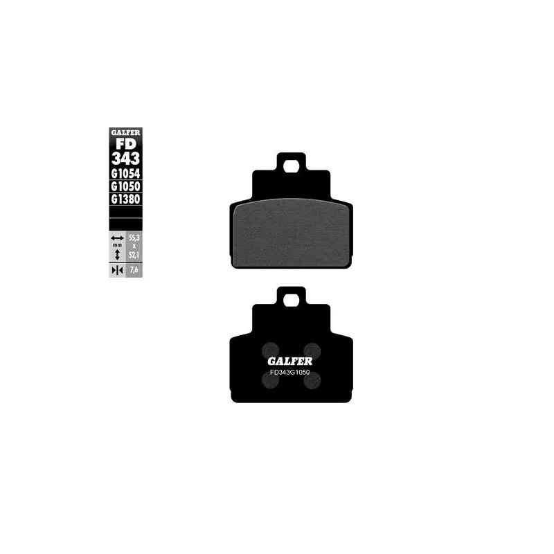 pastillas de freno moto galfer semi metal fd343g10