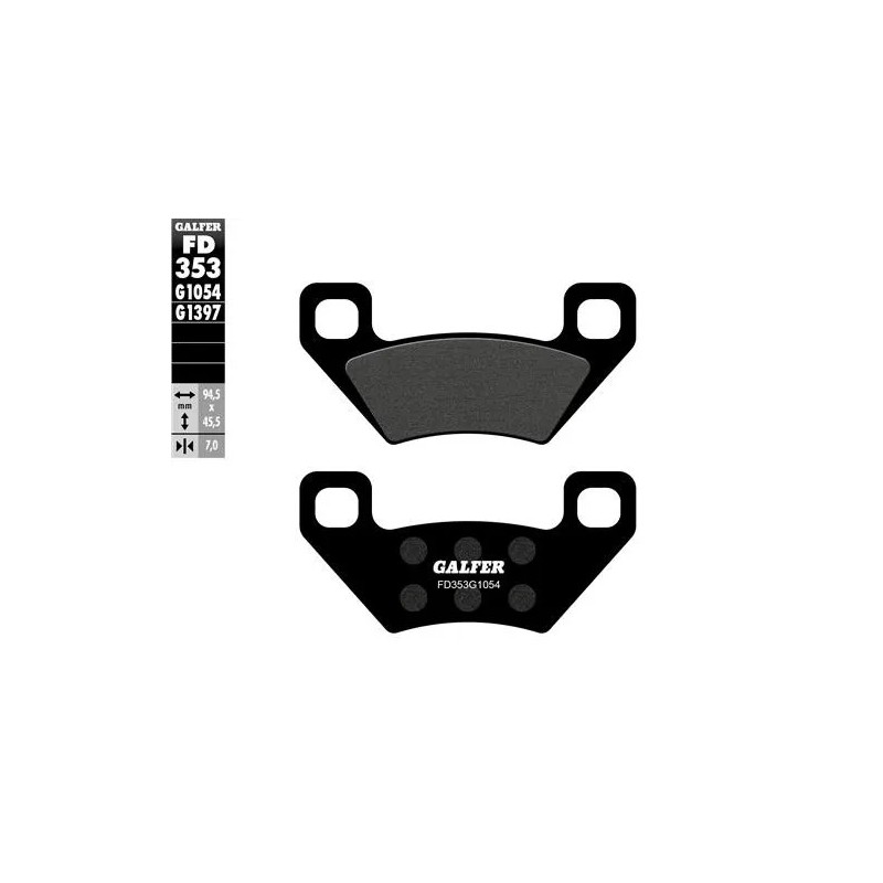 pastillas de freno moto galfer semi metal fd353g16
