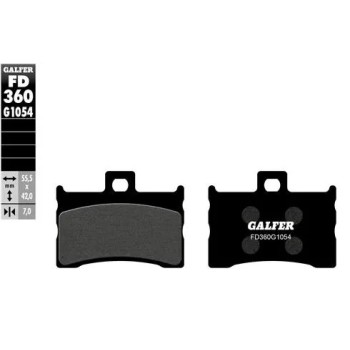 pastillas de freno moto galfer semi metal fd360g10