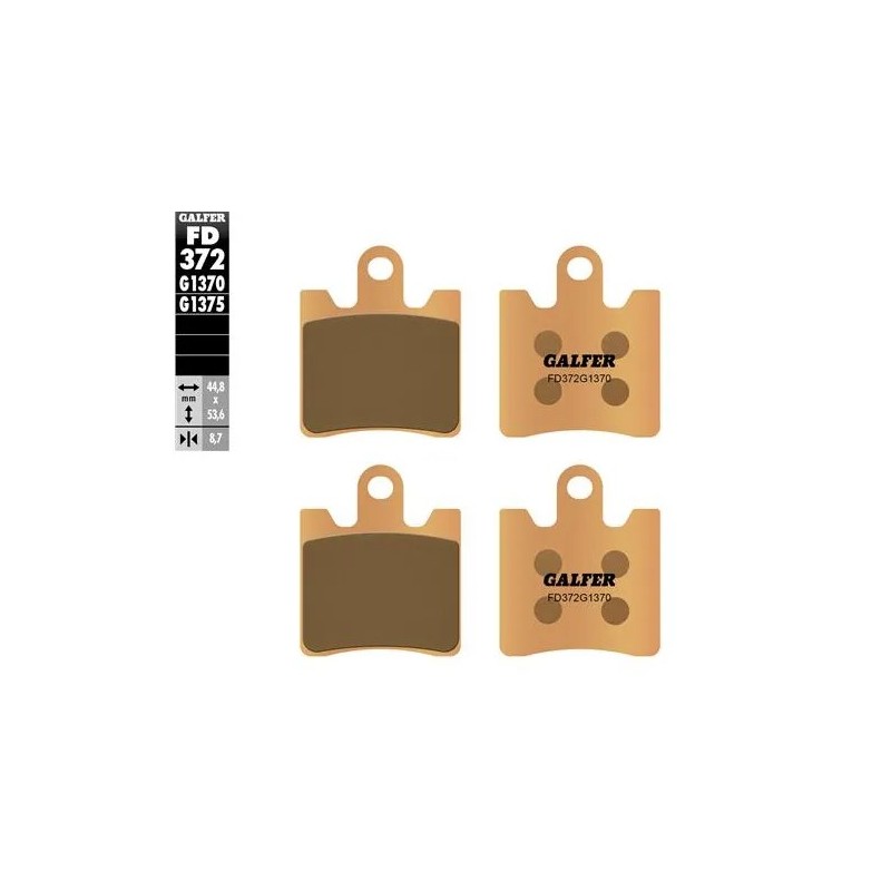 pastillas de freno moto galfer sinter street fd372