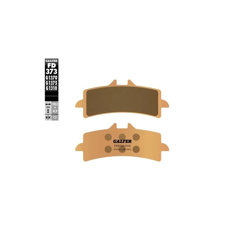 pastillas de freno moto galfer sinter street fd373