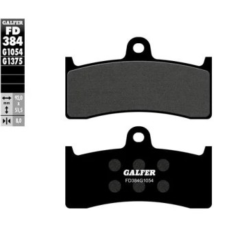 pastillas de freno moto galfer semi metal fd384g10