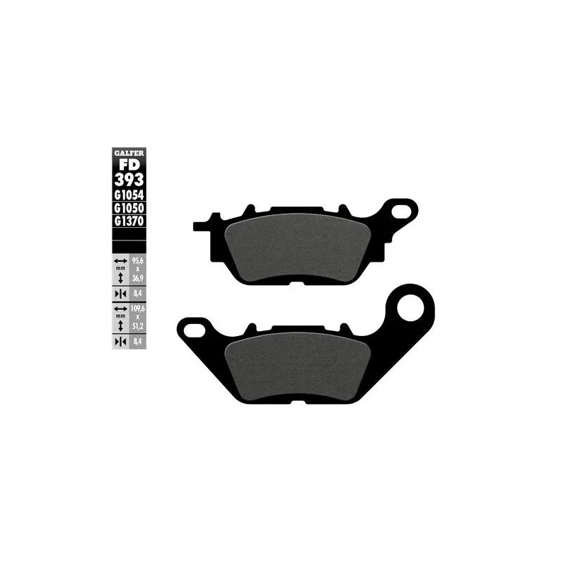 pastillas de freno moto galfer semi metal fd393g16