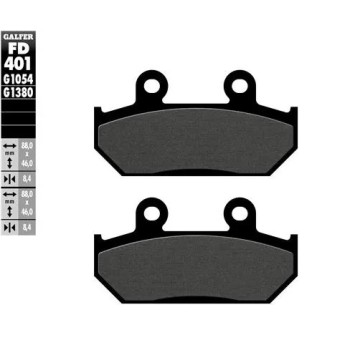pastillas de freno moto galfer scooter fd401g1380