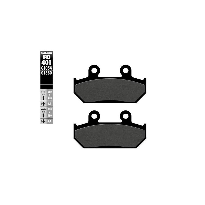 pastillas de freno moto galfer scooter fd401g1380