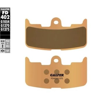 pastillas de freno moto galfer sinter street fd402