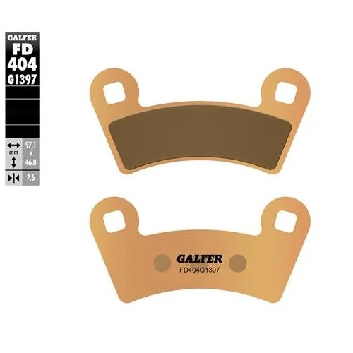 pastillas de freno moto galfer sinter quad fd404g1