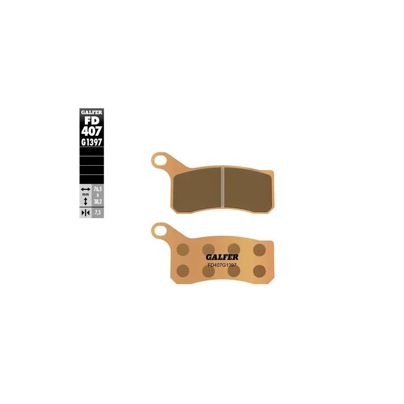 pastillas de freno moto galfer sinter quad fd407g1