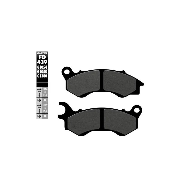 pastillas de freno moto galfer scooter fd439g1380