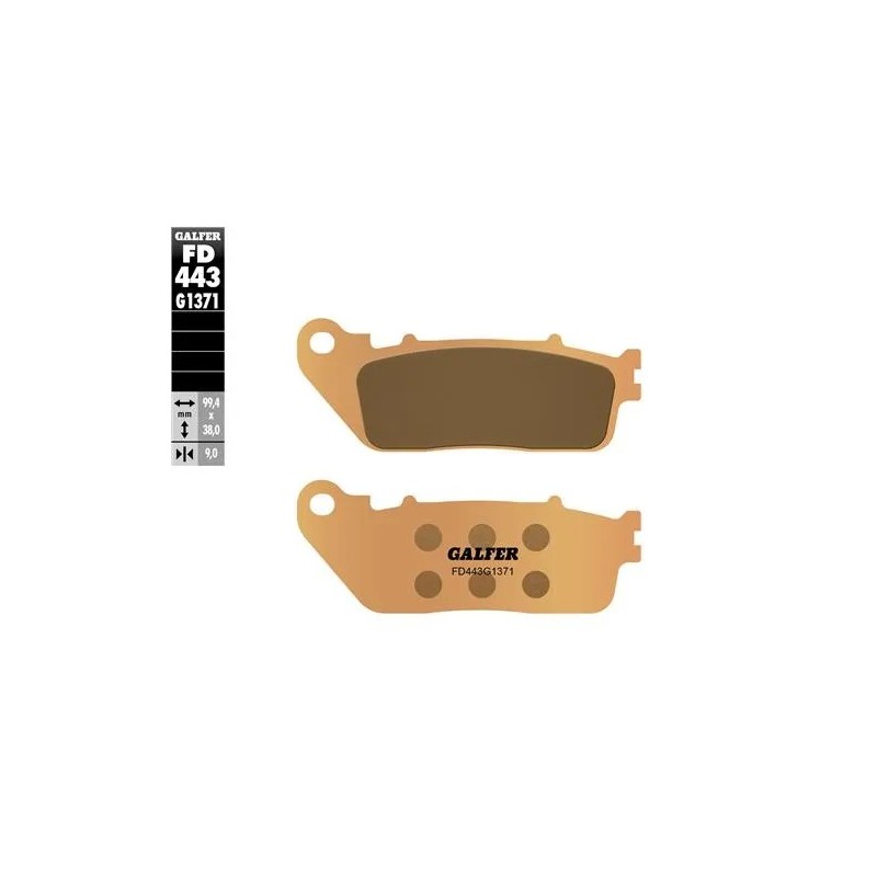 pastillas de freno moto galfer sinter street fd443
