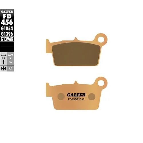 pastillas de freno moto galfer sinter offroad fd45