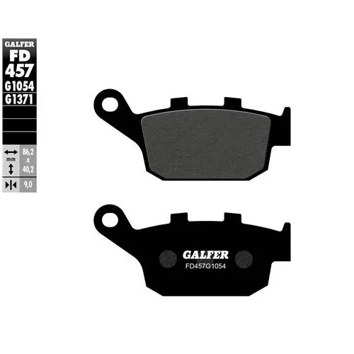 pastillas de freno moto galfer semi metal fd457g10