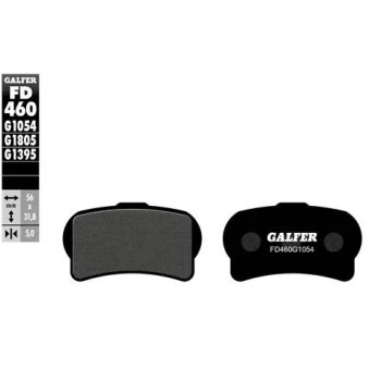 pastillas de freno moto galfer trial top fd460g180