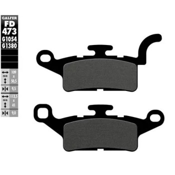 pastillas de freno moto galfer semi metal fd473g10