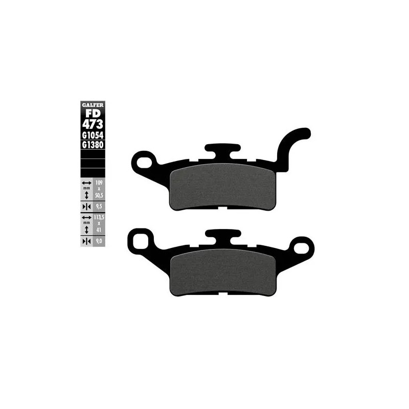 pastillas de freno moto galfer scooter fd473g1380