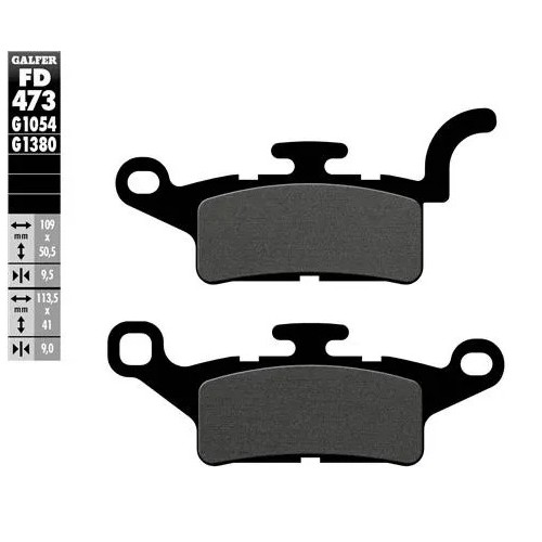 pastillas de freno moto galfer scooter fd473g1380