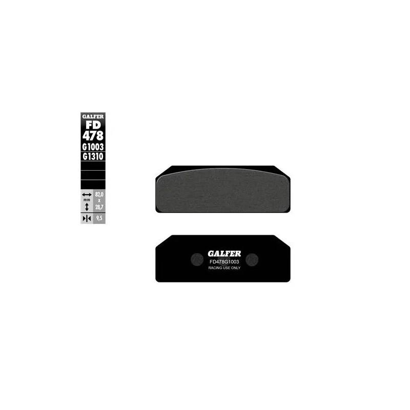 pastillas de freno moto galfer gp brake pads fd478