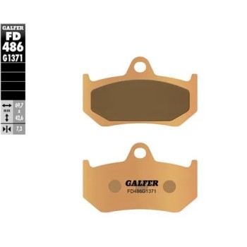 pastillas de freno moto galfer sinter street fd486