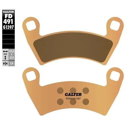 pastillas de freno moto galfer sinter quad fd491g1