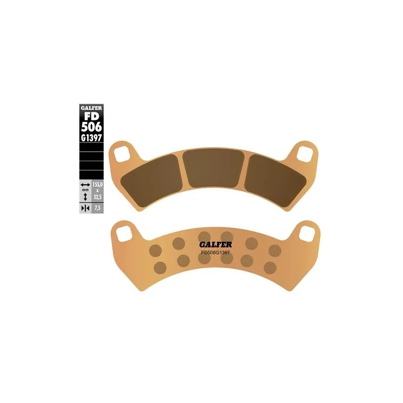 pastillas de freno moto galfer sinter quad fd506g1