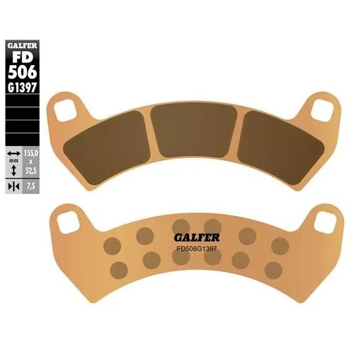pastillas de freno moto galfer sinter quad fd506g1