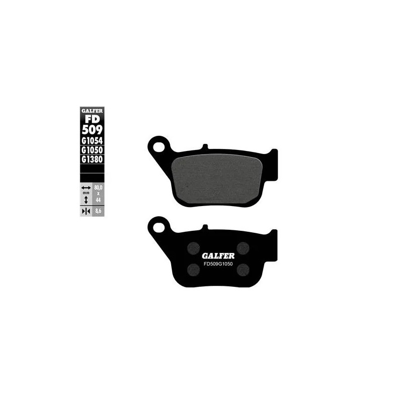 pastillas de freno moto galfer semi metal fd509g10