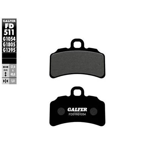 pastillas de freno moto galfer semi metal fd511g13