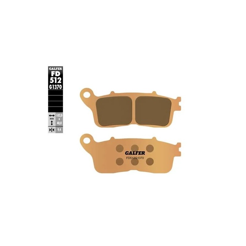 pastillas de freno moto galfer sinter street fd512