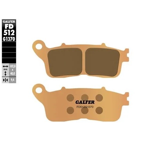 pastillas de freno moto galfer sinter street fd512