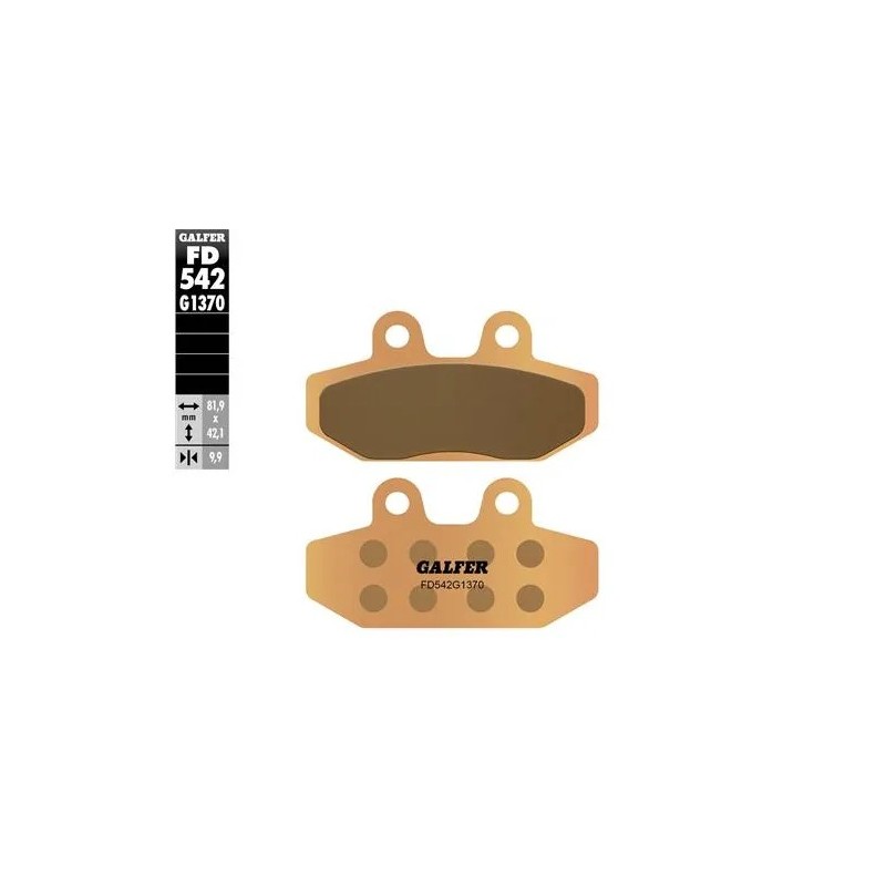 pastillas de freno moto galfer sinter street fd542