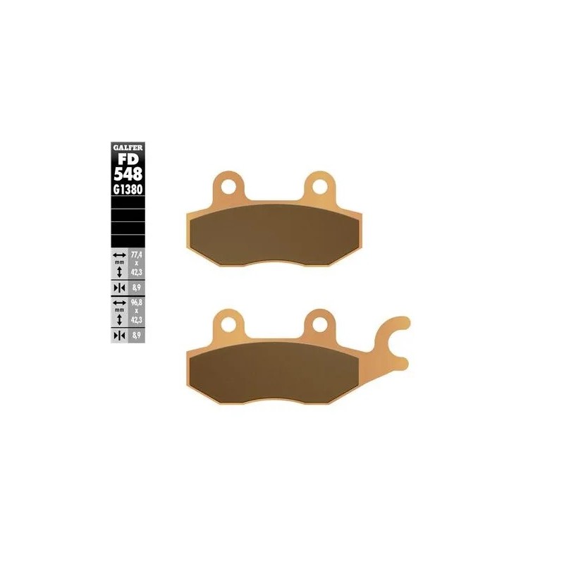 pastillas de freno moto galfer scooter fd548g1380
