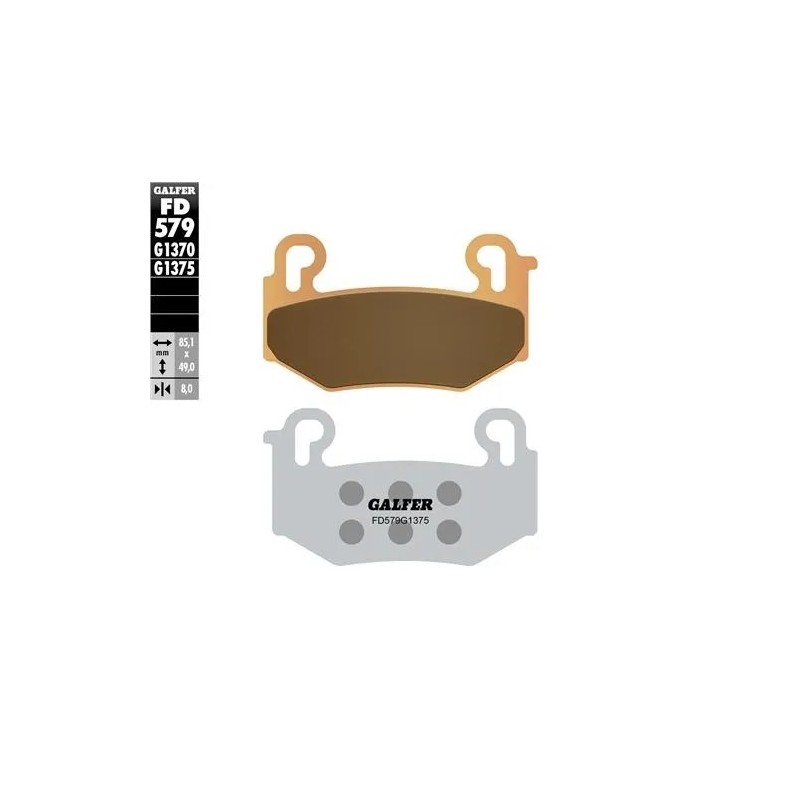 pastillas delanteras bmw r 1300 gs siterizado sport galfer fd579g1375