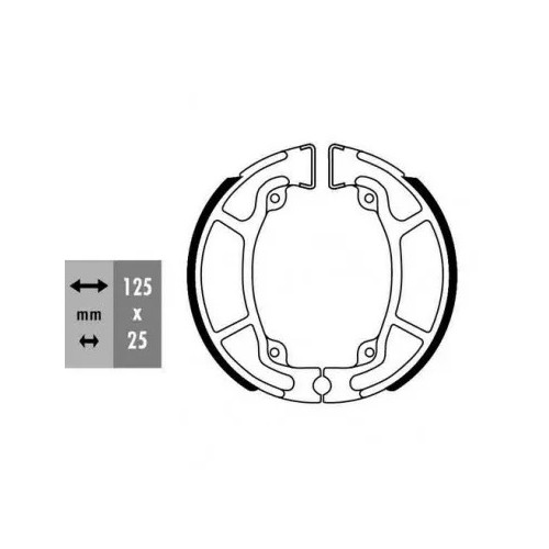 zapata ferodo para moto honda sh pcx y varias fsb963a