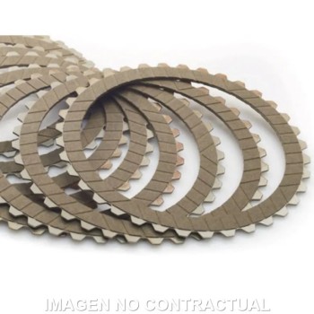 juego discos embrague moto hyosung aquila trw mcc540 7