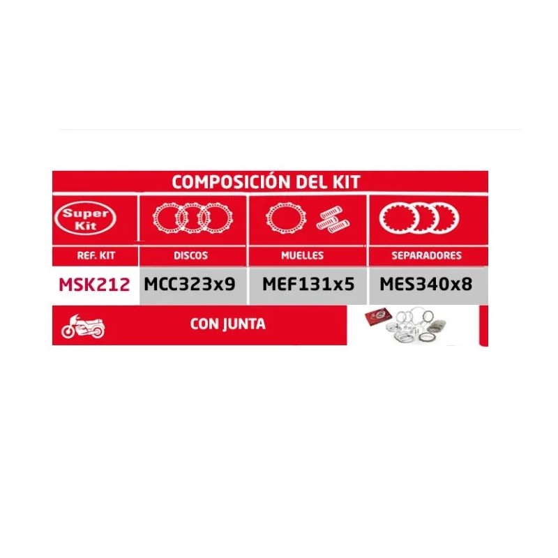 super kit de embrague intruder 1500