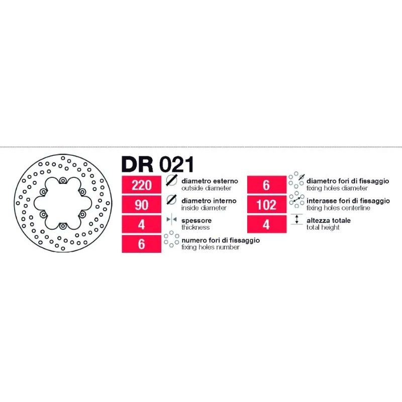 disc freno trasero grimeca dr021 belli velvet 125
