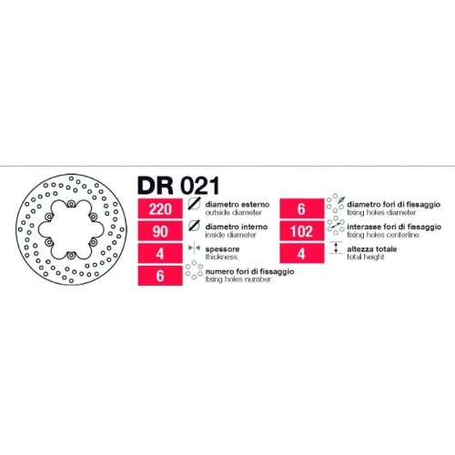 disc freno trasero grimeca dr021 belli velvet 125