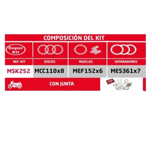 super kit de embrague gsr600