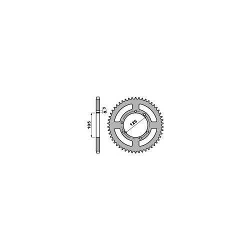 corona acero derbi senda drd c 428 60 dientes p4413 60