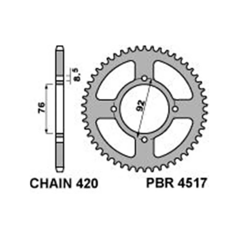 corona pit bike z 47 ergal p4517 47al