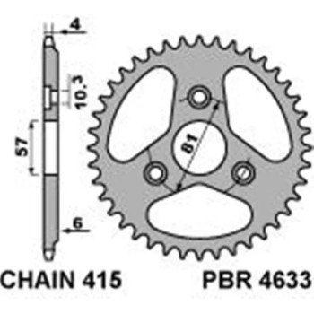 moto3 honda oz wheel 33th p4633 33