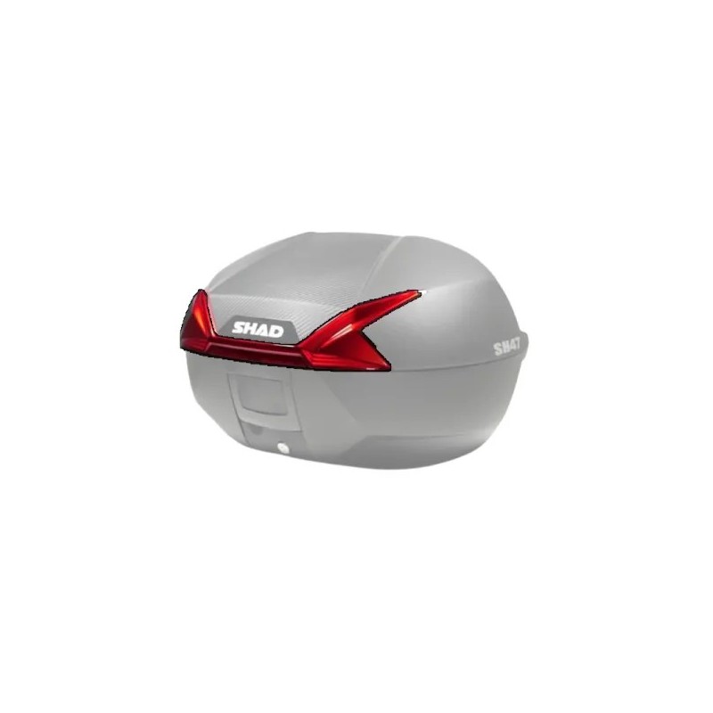 catadrioptrico rojo para moto maletas shad sh47 d1b471car