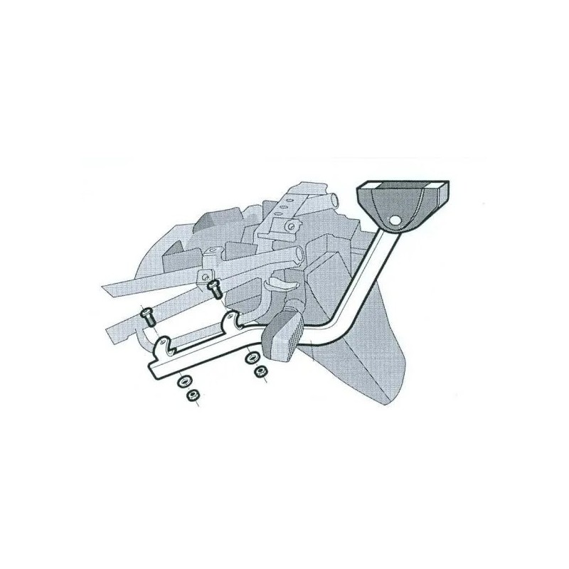 fijacion superior shad para maleta moto suzuki bandit n600 s0b64t