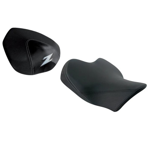 asiento confort shad moto kawasaki negro costura gris shk0z1000c