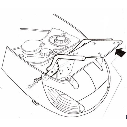 fijacion superior shad maleta moto scrambler classic sport u0sc18st
