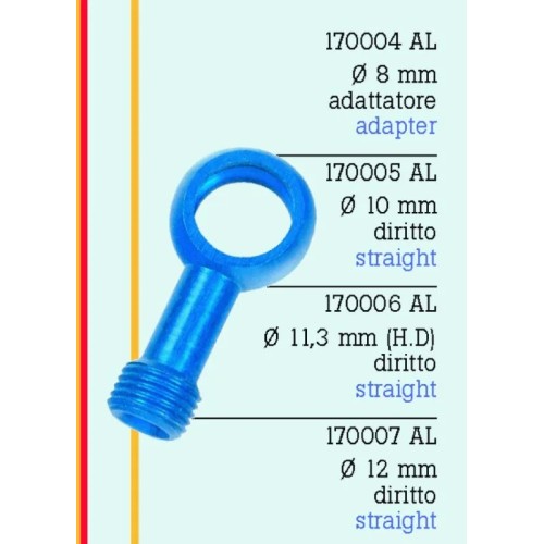 banjo de moto recto alumnio frentubo 170005al rd